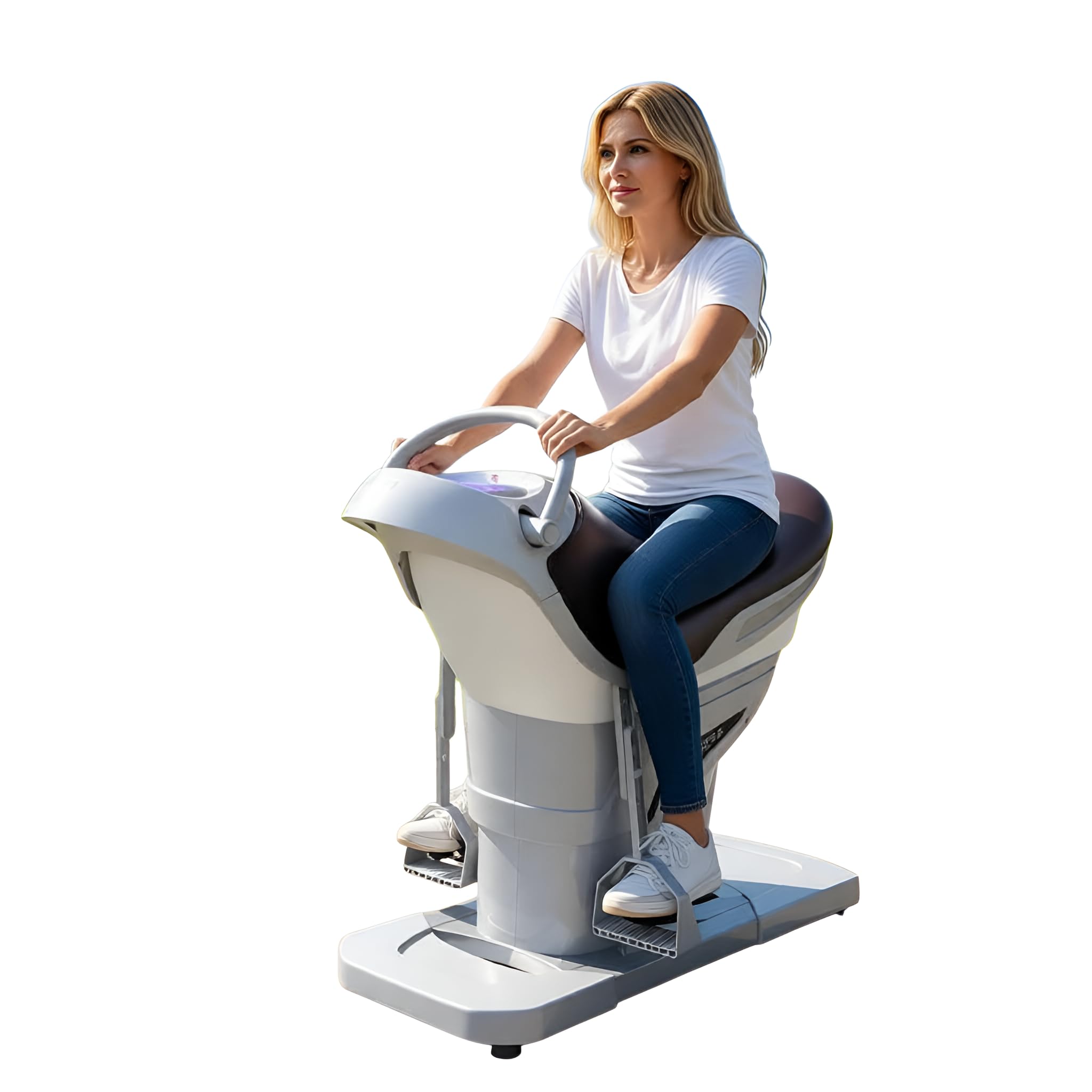 Amazon | 乗馬マシン 電動乗馬マシン スピード振動速度調整 LED 上肢と